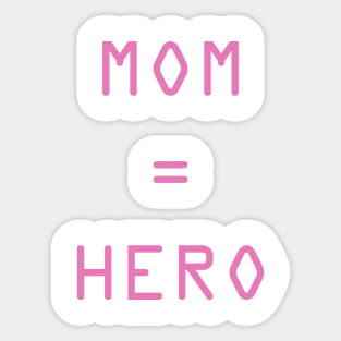 Mom Acronym Mom Hero Sticker